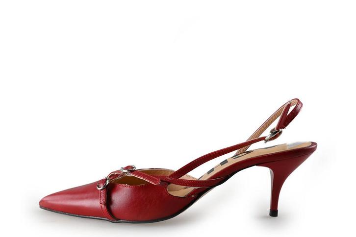 Sacha Slingbacks in maat 39 Rood, Kleding | Dames, Schoenen, Rood, Zo goed als nieuw, Verzenden