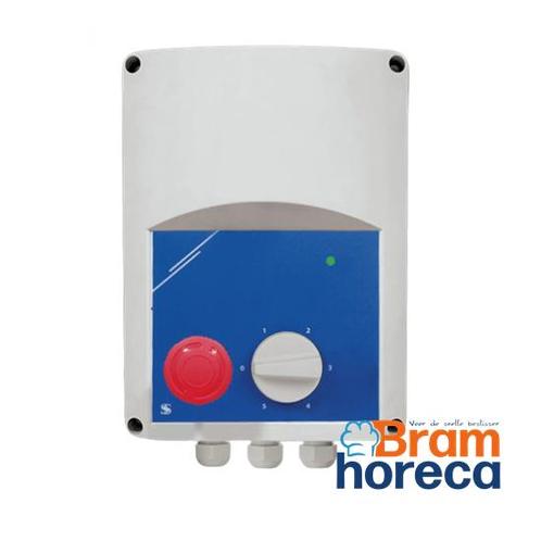 5-standen trafo regelaar met noodknop | 7.5 A | 230V | SER-1, Doe-het-zelf en Bouw, Ventilatie en Afzuiging, Verzenden