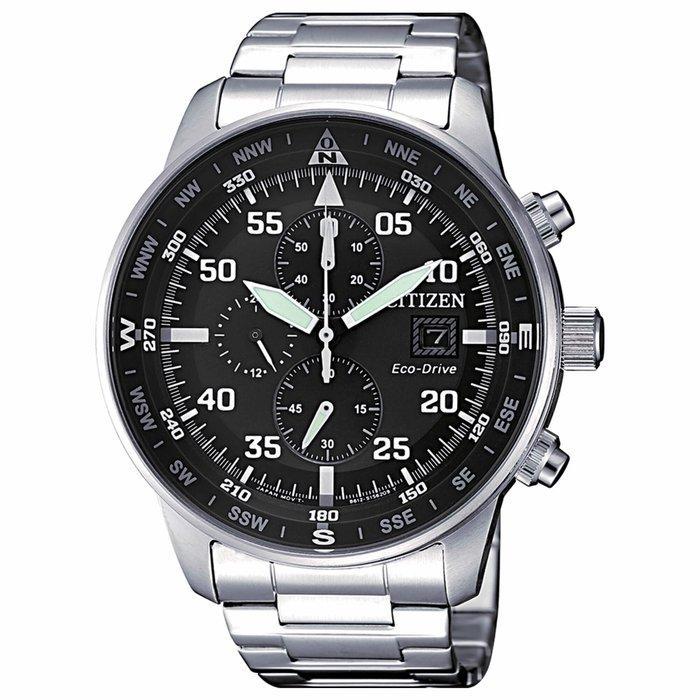 Citizen - NO RESERVE PRICE - Aviator Chrono - Eco Drive -, Handtassen en Accessoires, Horloges | Heren