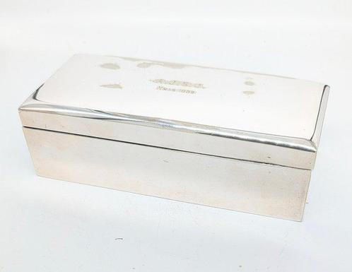 Sigarendoos - Verzilverd, Antiek en Kunst, Antiek | Overige Antiek