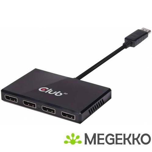 CLUB3D Multi Stream Transport (MST) Hub DisplayPort 1.2 Quad, Computers en Software, Overige Computers en Software, Nieuw, Verzenden