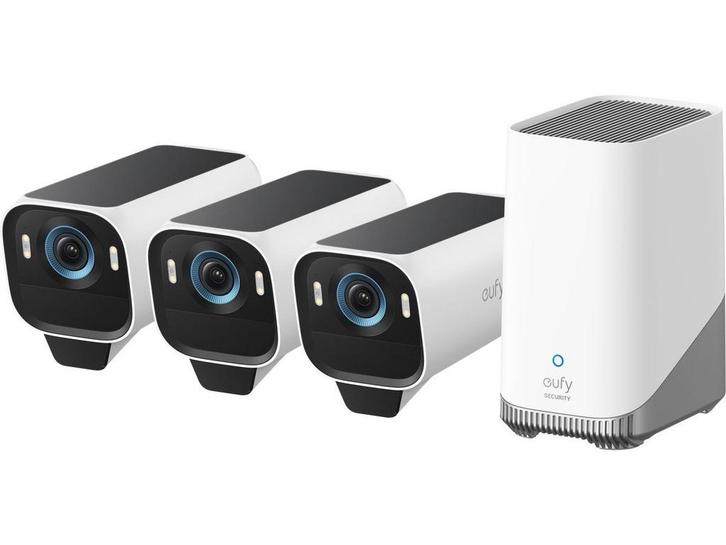 Eufy Cam S3 Pro - Beveiligingscamera - 4K resolutie met, Huis en Inrichting, Woonaccessoires | Overige, Zo goed als nieuw, Verzenden