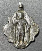 Byzantijns Brons Hanger-icoon met een afbeelding van, Verzamelen