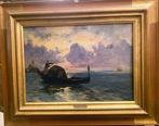 Raymond Allegre (1857-1933) - Gondola a Venezia, Antiek en Kunst, Kunst | Schilderijen | Klassiek