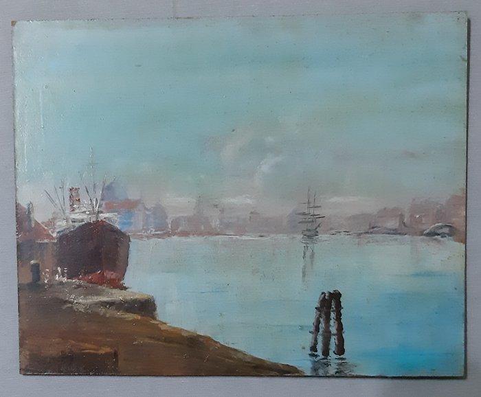 Alvise Marelli (XX) - Porto, Antiek en Kunst, Kunst | Schilderijen | Klassiek