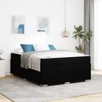 vidaXL Bedframe Zwart 160 x 200 cm Stof, Huis en Inrichting, Slaapkamer | Bedden, Verzenden, Nieuw