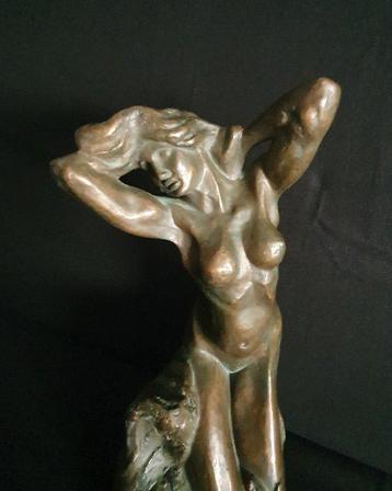 After Auguste Rodin - sculptuur, Statue~ La Toilette de