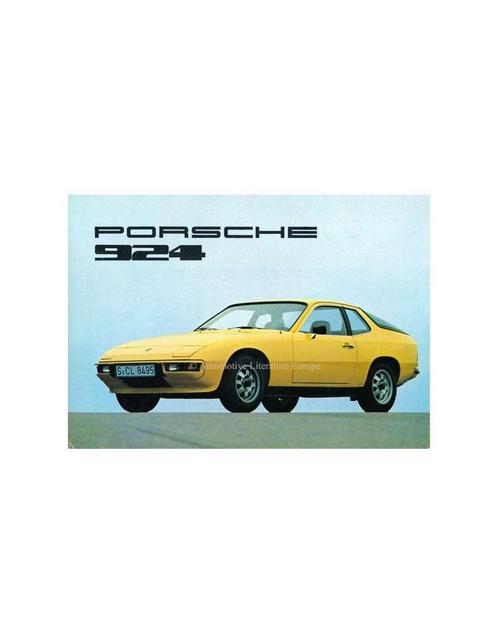 1976 PORSCHE 924 BROCHURE, Boeken, Auto's | Folders en Tijdschriften, Ophalen of Verzenden