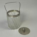 Koekjesdoos - Art Nouveau - Fries Draadglas Koekjespot, met, Antiek en Kunst, Antiek | Glaswerk en Kristal