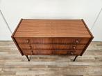 Ladekast - Comò vintage jaren 70, drie lades. - Hout,