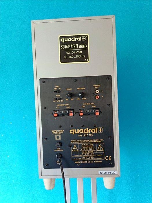 Quadral - Sub 45 Mk2 aktiv Subwoofer luidsprekerset, Audio, Tv en Foto, Radio's