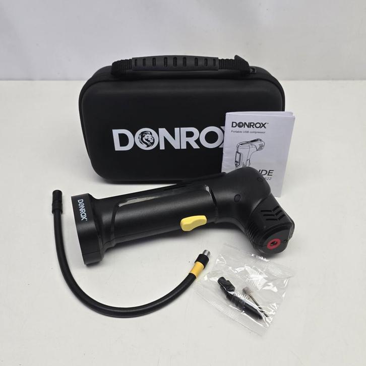 Donrox Ride A922 Accu Compressor Bandenpomp Auto |, Bricolage & Construction, Compresseurs, Enlèvement ou Envoi