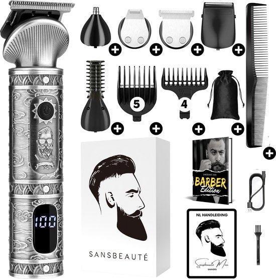 2dekans | 6-in-1 Baardtrimmer Mannen – Bodygroomer – Incl. 6, Handtassen en Accessoires, Uiterlijk | Haarverzorging, Ophalen of Verzenden