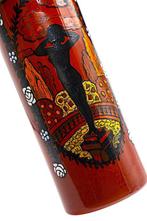 Art Nouveau Enamelled Opaque Glass vase 1910-France - Vaas -, Antiek en Kunst