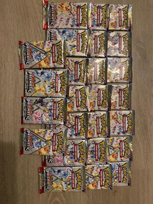Pokémon - 25 Booster pack - Prismatic evolution, Hobby en Vrije tijd, Verzamelkaartspellen | Pokémon