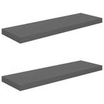 Zwevende Wandschappen 80cm Grijs | Retour Deal | -40%, Verzenden, Nieuw