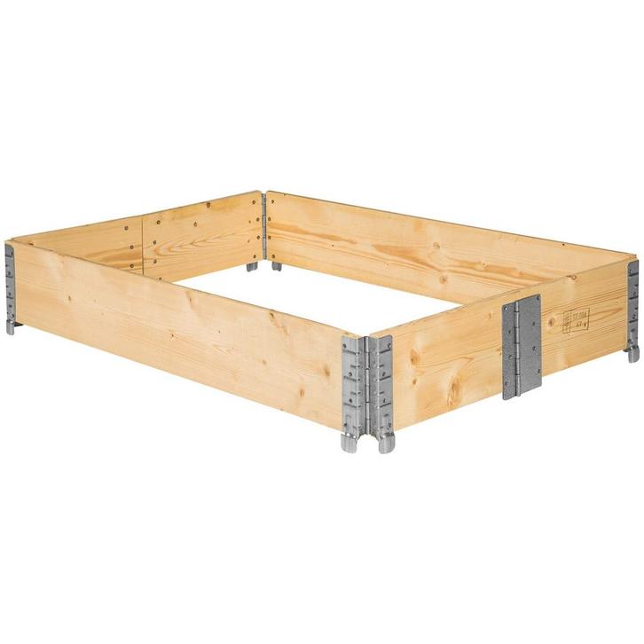 tectake Hoge plantenbak opklapbaar en stapelbaar 120x80x19cm, Huis en Inrichting, Slaapkamer | Stapelbedden en Hoogslapers, Verzenden
