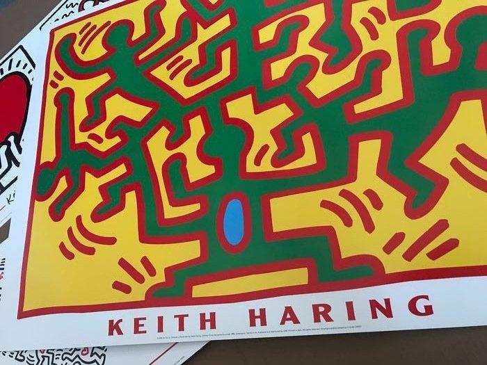 Keith Haring - LEM Art Group - Keith Haring - Jaren 1990, Antiek en Kunst, Kunst | Tekeningen en Fotografie