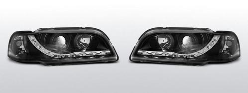 Koplampen LED DRL | Volvo S40/V40 1996-2000 | zwart, Auto-onderdelen, Verlichting, Ophalen of Verzenden