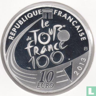 Frankrijk 10 euro 2013 (PROOF) 100th edition of the Tour..., Postzegels en Munten, Munten | Europa | Euromunten, Losse munt, 10 euro