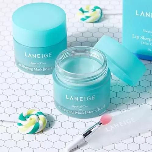 LANEIGE Lip Sleeping Mask Choco Mint (Lipverzorging), Handtassen en Accessoires, Uiterlijk | Gezichtsverzorging, Nieuw, Verzenden