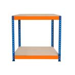 Werkbank met 2 Planken S-Rax - 90cm x 45cm x 90cm, Verzenden