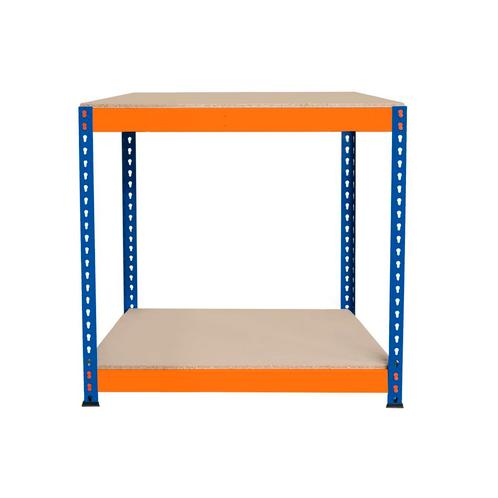 Werkbank met 2 Planken S-Rax - 90cm x 45cm x 90cm, Articles professionnels, Aménagement de Bureau & Magasin | Entrepôt, Rayonnage & Stockage