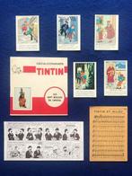 Tintin - Ensemble de chromos, 1 Carnet décalcomanie des 7, Boeken, Stripverhalen, Nieuw