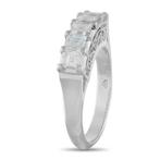 Bague Bague en platine avec cinq diamants de 1,51 carat,, Bijoux, Sacs & Beauté, Bagues