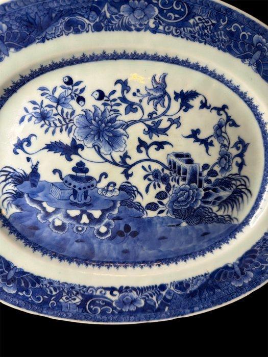 Prachtig bord van blauw-wit porselein - China - Qianlong, Antiek en Kunst, Antiek | Overige Antiek