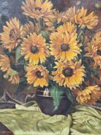 Jules Danlos (1882-1955) - Zonnebloemen in vaas, Antiek en Kunst, Kunst | Schilderijen | Klassiek