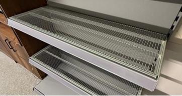 Extra Draadlegbord / Schap set 100 x 47cm, grijs, Zakelijke goederen, Kantoor en Winkelinrichting | Magazijn, Stelling en Opslag