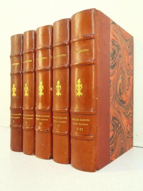 G. Lenotre - Vieilles Maisons, vieux papiers - 1947-1949, Antiek en Kunst, Antiek | Boeken en Manuscripten