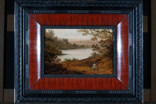 Hollandse School (XVII) - Geanimeerd Landschap - NO RESERVE, Antiek en Kunst, Kunst | Schilderijen | Klassiek