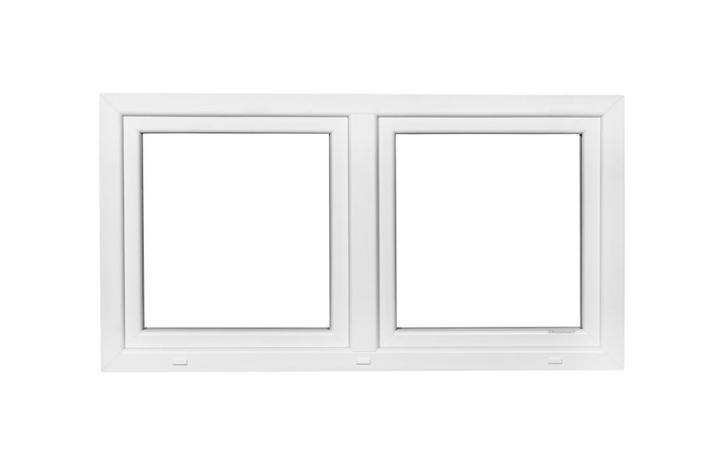 PVC kunststof raam draaikiep-draaikiep b150xh80 cm wit stomp, Doe-het-zelf en Bouw, Glas en Ramen, Dubbelglas, Nieuw, Gevelraam of Ruit