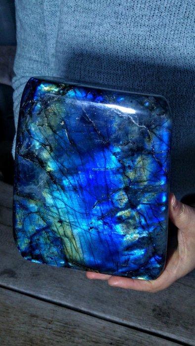 labradoriet Heldere blauwe kleuren - Hoogte: 17 cm -, Verzamelen, Dierenverzamelingen