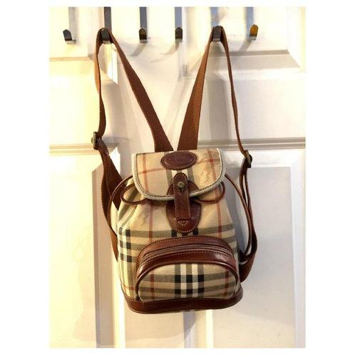 Burberry - Burberry Zaino Vintage con Motivo Haymarket - Sac, Handtassen en Accessoires, Tassen | Damestassen