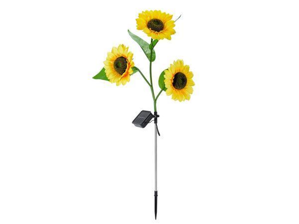 Veiling - Solar verlichting - zonnebloem - 3 bloemen, Jardin & Terrasse, Éclairage extérieur
