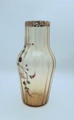 Vase - Verre - Art Nouveau - verre émaillé, Antiek en Kunst