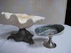 Decoratief ornament (2) - Tridacna en Abalone schelp