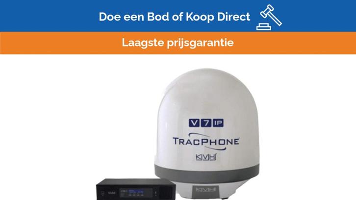 Bieden: KVH 01-0283-15 TracPhone V7-IP mini VSAT Broadband, Watersport en Boten, Navigatiemiddelen en Scheepselektronica, Ophalen of Verzenden