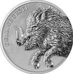 Duitsland. 5 Mark 2025 Germania Beasts – Gullinbursti 1 oz