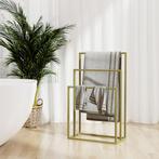 vidaXL Handdoekenrek vrijstaand 48x24x79 cm ijzer, Huis en Inrichting, Verzenden, Nieuw