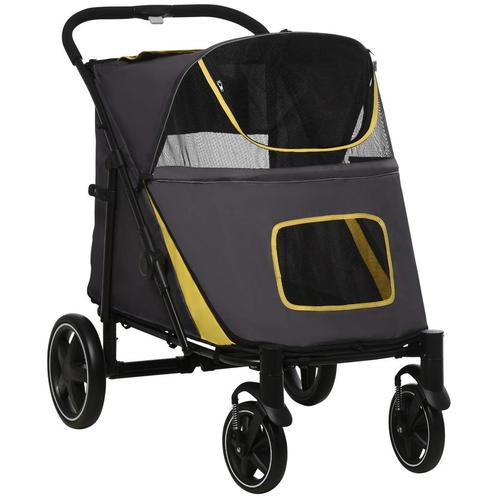 TRUUSK Opvouwbare Hondenwagen en Kattenbuggy - Kussen en Vei, Dieren en Toebehoren, Honden-accessoires, Verzenden