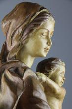 Beeldje - Madonna met Kind - Gips