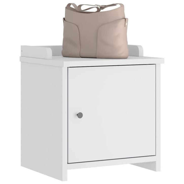 vidaXL Gangbankje SANDNES wit 45x40x50 cm massief grenenhout, Huis en Inrichting, Overige Huis en Inrichting, Nieuw, Verzenden