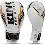 King Pro Boxing Kickboks Handschoenen KPB/BG THOR Leer Wit, Sport en Fitness, Verzenden, Nieuw, Overige
