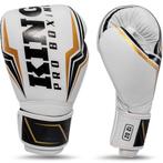 King Pro Boxing Kickboks Handschoenen KPB/BG THOR Leer Wit, Verzenden