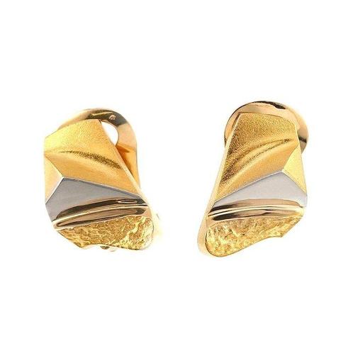 Lapponia - Boucles doreilles - 18 carats Or blanc, Or jaune, Handtassen en Accessoires, Oorbellen