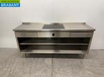 RVS Werktafel met inbouw inductie Fornuis 188 cm 400V Horeca, Ophalen of Verzenden, Nieuw in verpakking
